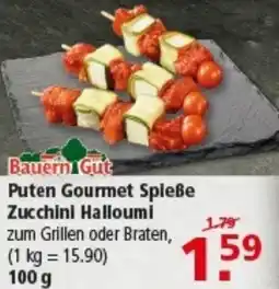 Multi Markt BauernGut Puten Gourmet Spieße Zucchini Halloumi Angebot