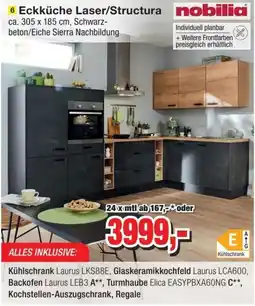 Möbelfundgrube Eckküche Laser/Structura Angebot