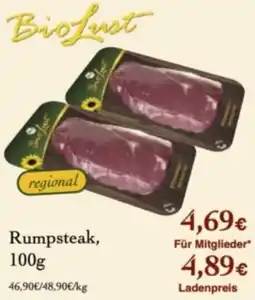 LPG Biomarkt BioLust Rumpsteak Angebot