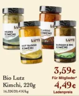 LPG Biomarkt Bio Lutz Kimchi Angebot