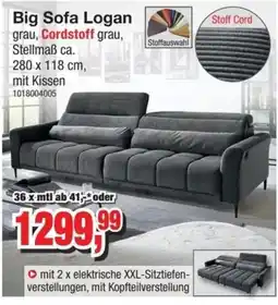 Möbelfundgrube Big Sofa Logan Angebot
