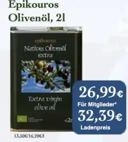 LPG Biomarkt Epikouros Olivenöl Angebot