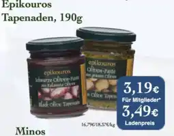 LPG Biomarkt epikouros Tapenaden Angebot