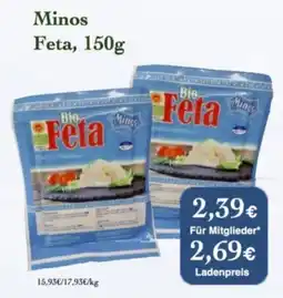 LPG Biomarkt Minos Feta Angebot