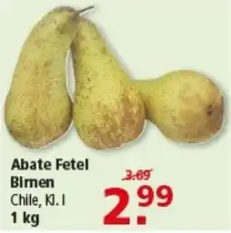 Multi Markt Abate Fetel Birnen Angebot