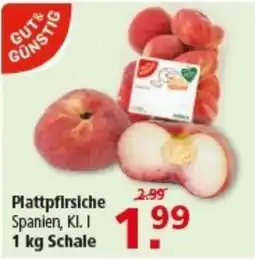 Multi Markt Plattpfirsiche Spanien, Kl. I Angebot