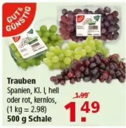 Multi Markt Trauben Spanien Angebot