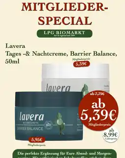 LPG Biomarkt Lavera Tages- & Nachtcreme, Barrier Balance Angebot