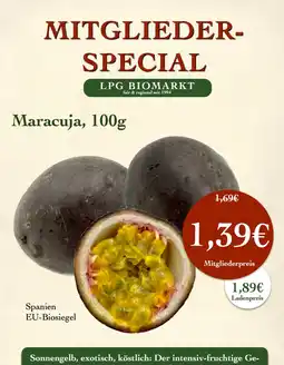 LPG Biomarkt Maracuja Angebot