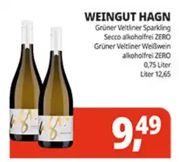 Hörl Getränke WEINGUT HAGN Grüner Veltliner Sparkling Secco alkoholfrei ZERO Angebot