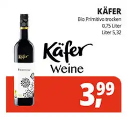 Hörl Getränke Käfer Bio Primitivo trocken Angebot