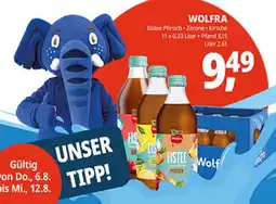 Hörl Getränke WOLFRA Eistee Pfirsich Angebot