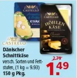 Multi Markt CASTELLO Dänischer Schnittkäse Angebot