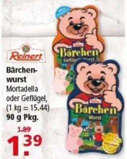 Multi Markt Reinert Bärchen-wurst Angebot