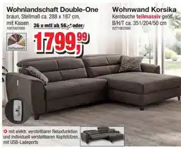 Möbelfundgrube Wohnlandschaft Double-One Angebot