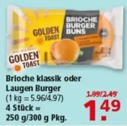 Multi Markt Golden Toast Brioche Burger Buns Angebot