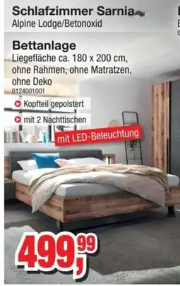 Möbelfundgrube Schlafzimmer Sarnia Alpine Lodge/Betonoxid Angebot