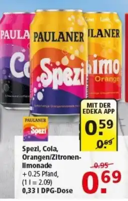 Multi Markt PAULANER Spezi Angebot