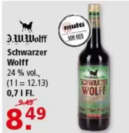 Multi Markt Schwarzer Wolff Angebot