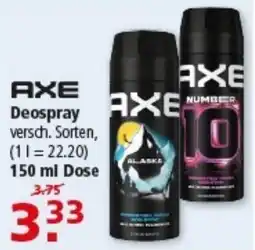 Multi Markt AXE Deospray Angebot