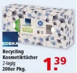 Multi Markt EDEKA Recycling Kosmetiktücher Angebot