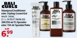 Multi Markt Bali Curls Shampoo/Conditioner oder Styling Creme/Gel Angebot