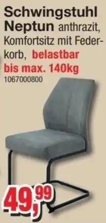 Möbelfundgrube Schwingstuhl Neptune anthrazit Angebot