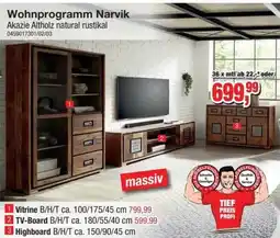 Möbelfundgrube Wohnprogramm Narvik Angebot
