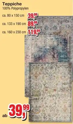 Möbelfundgrube Teppiche 100% Polypropylen Angebot