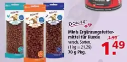 Multi Markt DOKAS Minis Ergänzungsfuttermittel für Hunde Angebot