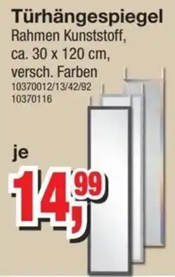 Möbelfundgrube Türhängespiegel Rahmen Kunststoff Angebot