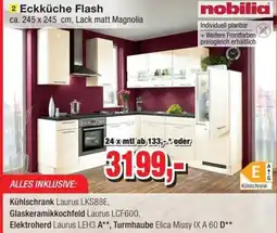Möbelfundgrube Eckküche Flash nobilia Angebot