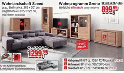 Möbelfundgrube Wohnlandschaft Speed Angebot