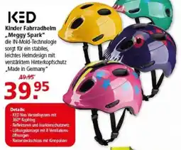 Multi Markt KED Kinder Fahrradhelm „Meggy Spark“ Angebot