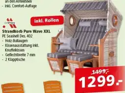 Multi Markt deVries Strandkorb Pure Wave XXL Angebot