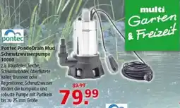 Multi Markt Pontec PondoDrain Mud Schmutzwasserpumpe 10000 Angebot