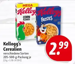 Nah & Frisch Kellogg's Cerealien Angebot