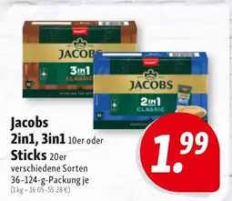 Nah & Frisch Jacobs 2in1, 3in1 Sticks Angebot