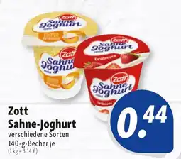 Nah & Frisch Zott Sahne-Joghurt Angebot