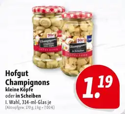 Nah & Frisch Hofgut Champignons Angebot