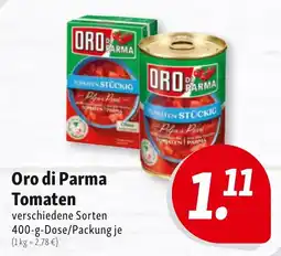 Nah & Frisch Oro di Parma Tomaten Angebot