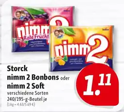 Nah & Frisch Storck nimm 2 Bonbons Angebot