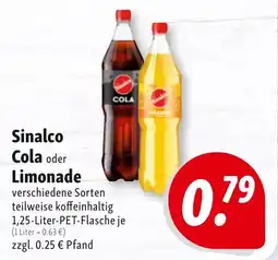 Nah & Frisch Sinalco Cola oder Limonade Angebot