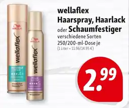 Nah & Frisch wella flex Haarspray, Haarlack oder Schaumfestiger Angebot