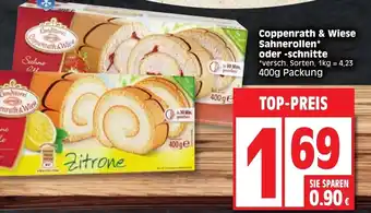 Edeka Coppenrath & Wiese Sahnerollen oder Schnitte 400g Angebot