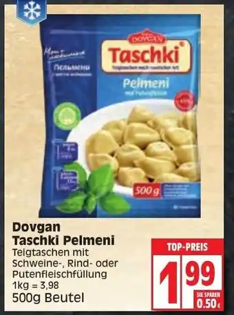 Edeka Dovgan Taschki Pelmeni 500g Beutel Angebot