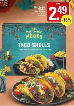 WEZ Don Enrico México Taco Shells Angebot