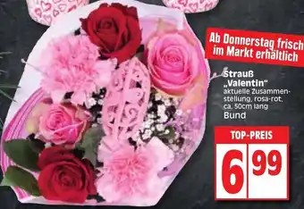 Edeka Strauß Valentin Angebot