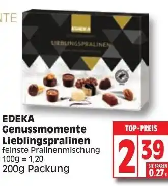 Edeka Edeka Genussmomente Lieblingspralinen 200g Angebot