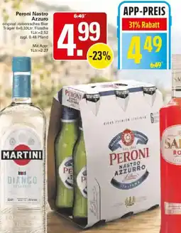WEZ Peroni Nastro Azzuro Angebot